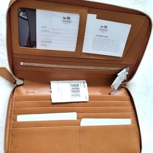 Coach Tan signature wallet
